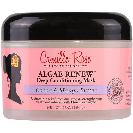 Camille Rose ALGAE RENEW Deep Conditioning Mask Cocoa & Mango Butter 8 oz.