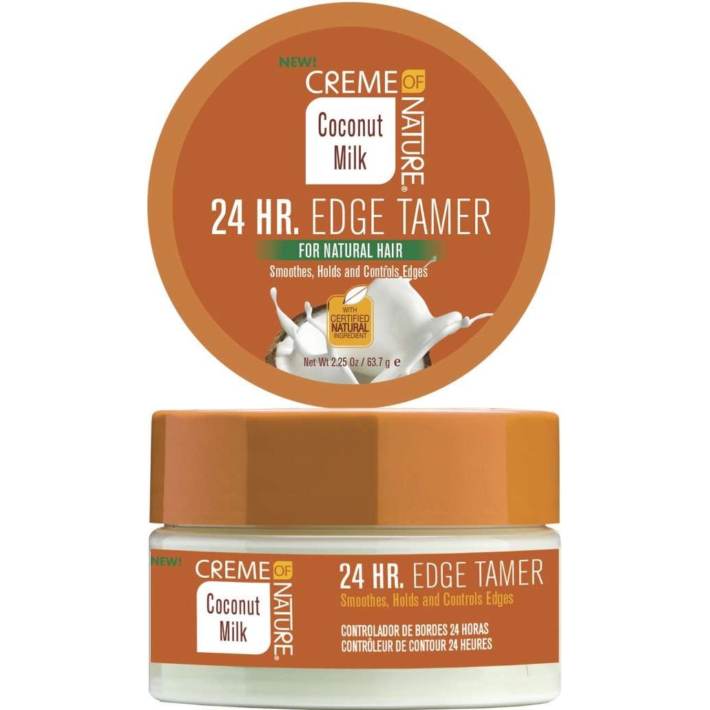 Creme Of Nature With Certified Natural Ingredients Coconut Milk 24Hr. Edge Tamer 2.25 Oz