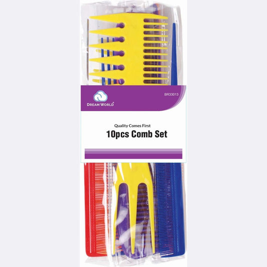 Brittny 10-Piece Comb Set  Assorted