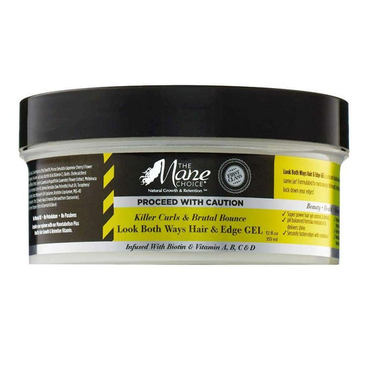 The Mane Choice Caution Killer Curls Look Both Ways Hair  Edge Gel